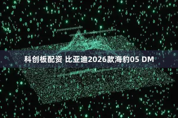 科创板配资 比亚迪2026款海豹05 DM