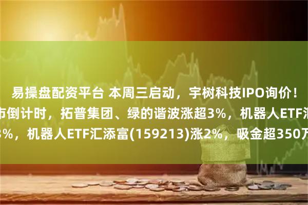 易操盘配资平台 本周三启动，宇树科技IPO询价！人形机器人第一股上市倒计时，拓普集团、绿的谐波涨超3%，机器人ETF汇添富(159213)涨2%，吸金超350万元